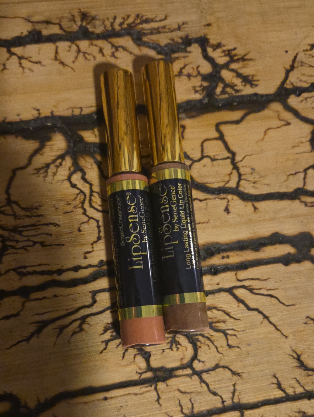 LipSense Dual Liquid Lipsticks in Apple Cider & Nude